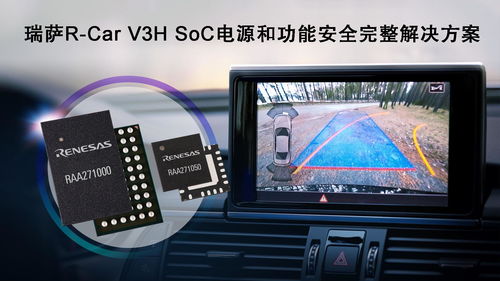 瑞萨电子推出完整的电源和功能安全解决方案适用于r car v3h adas摄像头系统